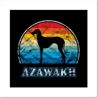 Azawakh Vintage Design Dog Posters and Art